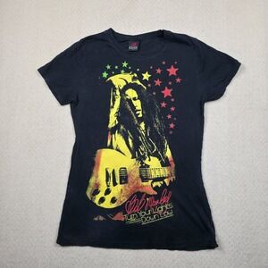 2008 Zion Rootswear Bob Marley T-Shirt Women's L Graphic Tee Reggae Band‎